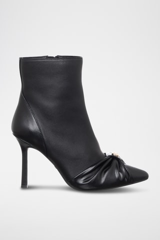 Bottines en cuir - Noir