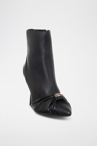Bottines en cuir - Noir