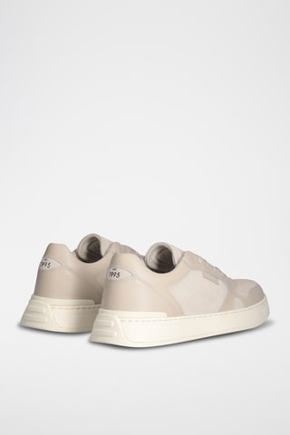 Sneakers en cuir - Beige