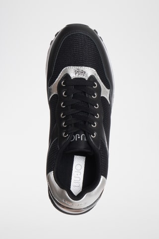 Sneakers en cuir - Noir