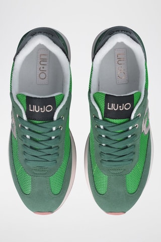 Baskets plateformes en cuir Dreamy - Vert