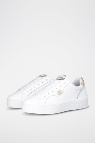 Sneakers en cuir Silvia - Blanc