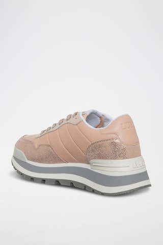 Sneakers en cuir de taureau Amazing - Nude