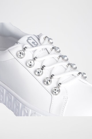 Sneakers plateformes en cuir Lovely - Blanc