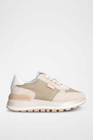 Sneakers en nubuck -  Sable