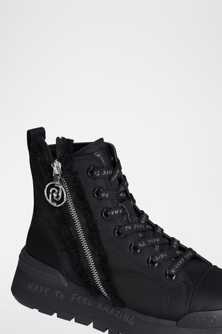 Sneakers plateformes montantes Amazing - Noir