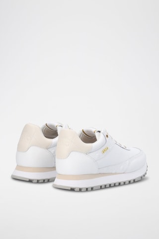 Sneakers en cuir de taureau Maxi Wonder - Blanc