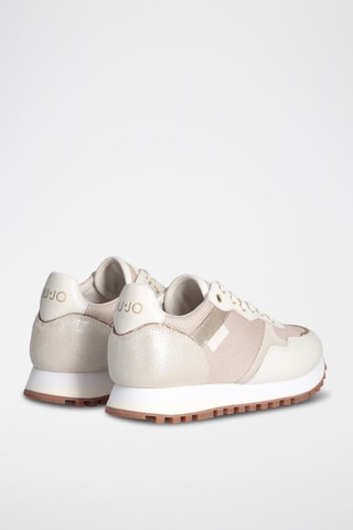 Sneakers en cuir de taureau Wonder - Ecru