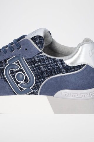 Sneakers plateformes en cuir Dreamy - Bleu