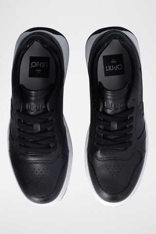 Baskets en cuir Boy - Noir