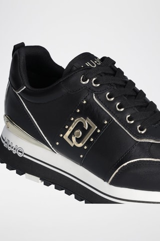 Baskets en cuir Maxi Wonder - Noir