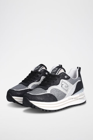 Baskets plateformes Maxi Wonder - Noir et gris foncé