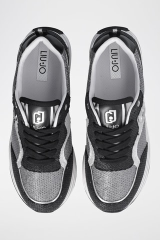 Baskets plateformes Maxi Wonder - Noir et gris foncé