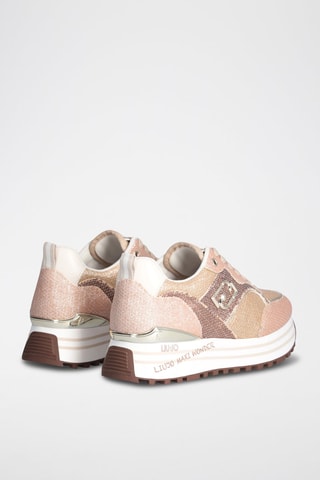 Baskets plateformes Maxi Wonder - Rose