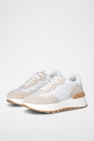 Baskets plateformes en cuir Amazing - Blanc