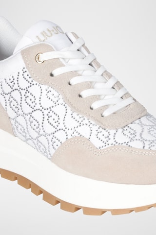 Baskets plateformes en cuir Amazing - Blanc