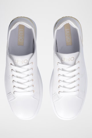 Baskets plateformes en cuir Pretty - Blanc