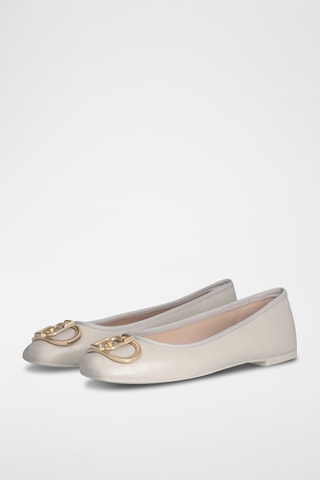 Ballerines en laine d'agneau Dafne - Beige