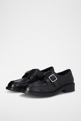 Derbys en cuir Elisa - Noir