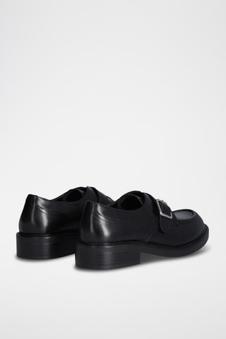 Derbys en cuir Elisa - Noir