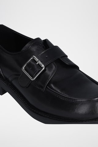 Derbys en cuir Elisa - Noir