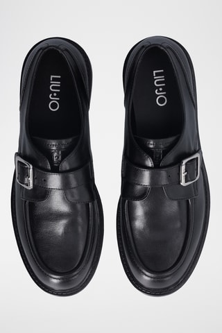 Derbys en cuir Elisa - Noir