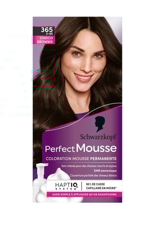 3 x Coloration Perfect Mousse Schwarzkopf - Choco brownie 365