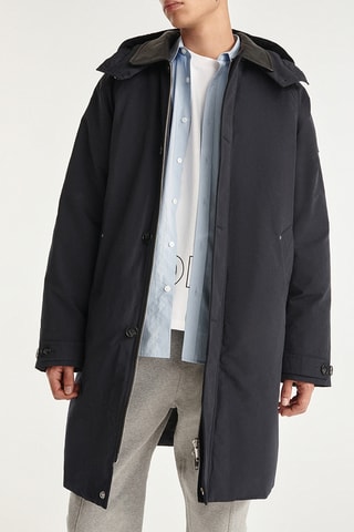 Parka à capuche Bleu marine