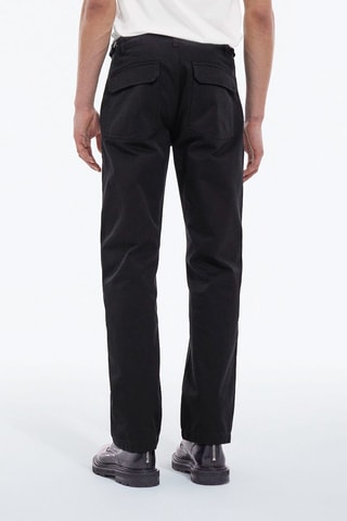 Pantalon droit Noir