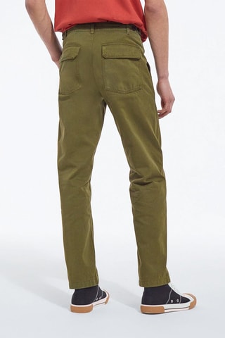 Pantalon droit Kaki
