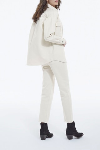 Chemisier en jean Beige