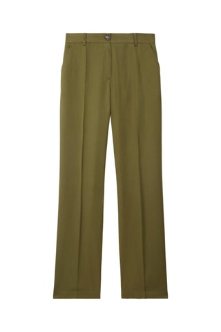 Pantalon wide legs Kaki