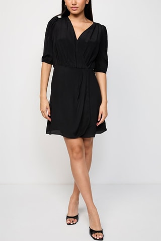 Robe portefeuille Noir