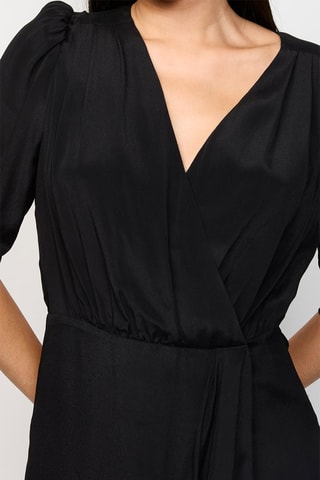 Robe portefeuille Noir