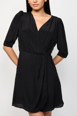 Robe portefeuille Noir