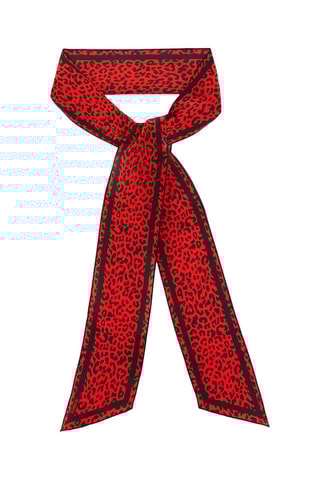 Foulard en soie - Rouge et noir