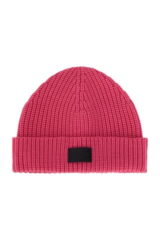 Bonnet en laine - Rose