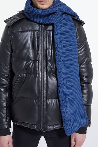 Echarpe en laine - Bleu pétrole