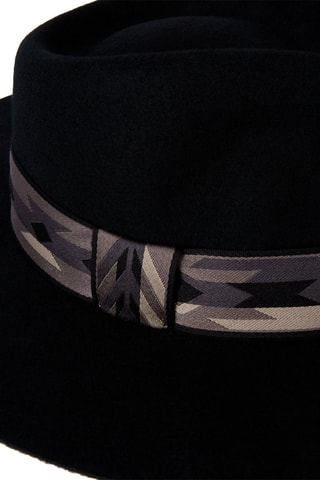 Panama en laine - Noir