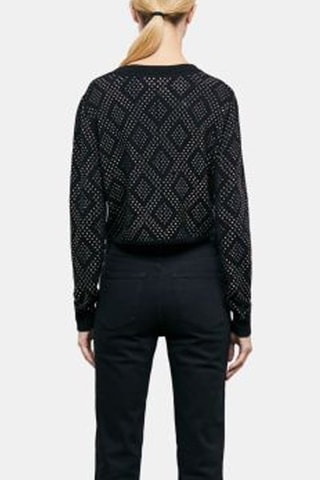 Boléro en mérinos - Noir