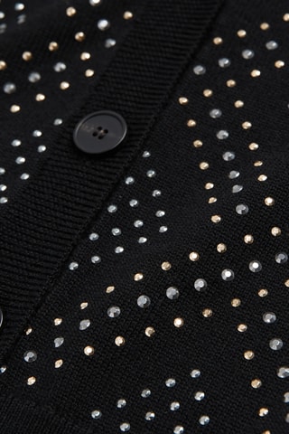 Boléro en mérinos - Noir