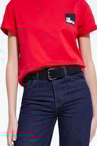 Ceinture en nubuck - Noir