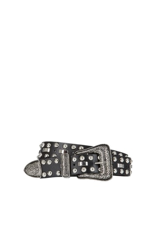 Ceinture en cuir - Noir