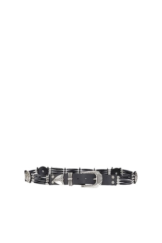 Ceinture en cuir - Noir