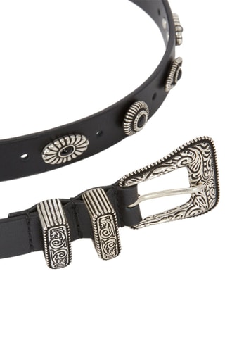Ceinture en cuir - Noir