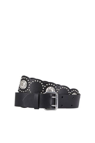 Ceinture en cuir - Noir
