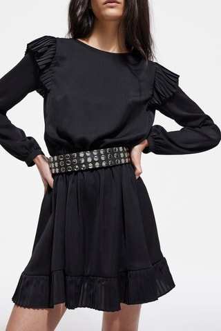 Ceinture en cuir - Noir