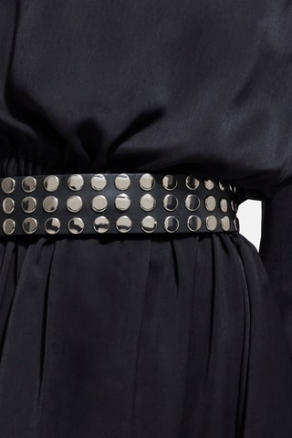 Ceinture en cuir - Noir