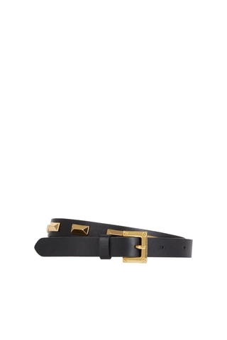Ceinture en cuir - Noir
