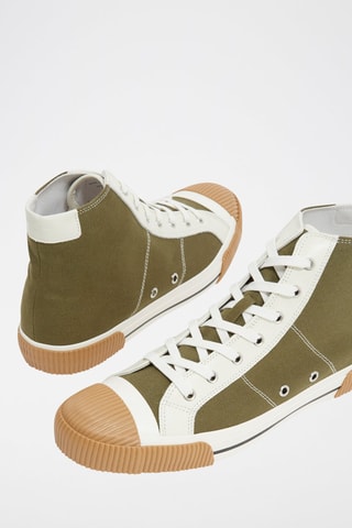Tennis montantes - Kaki